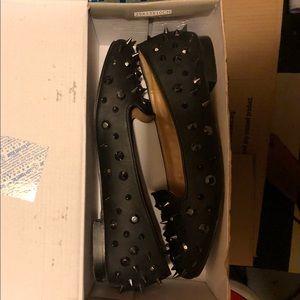 Spike and stud loafers